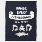 vaderdag Vist Fleece Blanket (Voorkant)