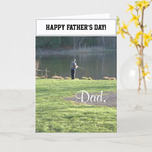 Vaderdag Vist foto uploaden Kaart (Gele Bloem)