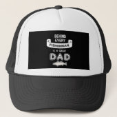 vaderdag Vist geweldig papa Shirt Trucker Pet (Voorkant)