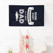 vaderdag Vist grote vaders feestbanner Spandoek (Insitu)