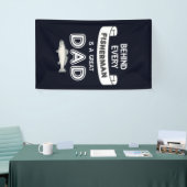 vaderdag Vist grote vaders feestbanner Spandoek (Beurs)