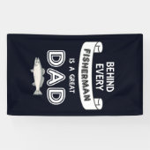 vaderdag Vist grote vaders feestbanner Spandoek (Horizontaal)