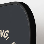 Vaderdag Vlees Roken BBQ Pit Master Vader Maatwerk Pickleball Paddle (Links Detail)