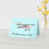 Vaderdag: Vliegtuig Kaart (Gele Bloem)