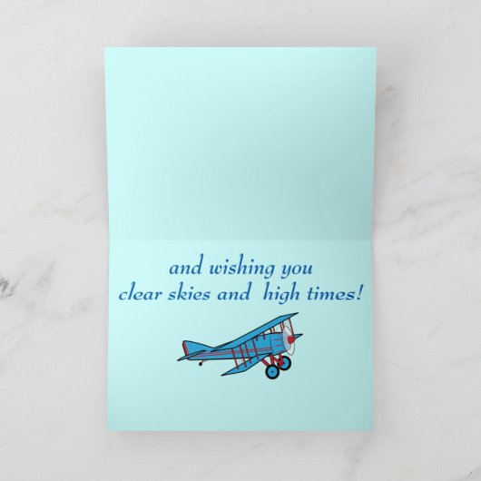 Vaderdag: Vliegtuig Kaart (Binnen)