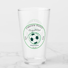 Vaderdag Voetbal Football Club Bar Bierbril Glas