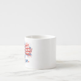 Vaderdag vol patriottisme espresso kop