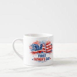 Vaderdag vol patriottisme espresso kop
