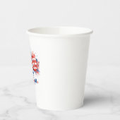 Vaderdag vol patriottisme papieren bekers (Links)