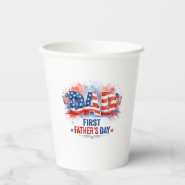 Vaderdag vol patriottisme papieren bekers