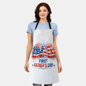 Vaderdag vol patriottisme schort (Gedragen)