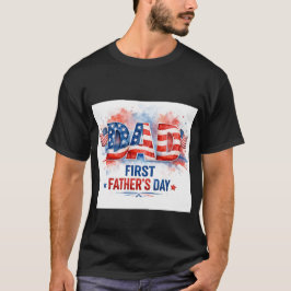 Vaderdag vol patriottisme t-shirt
