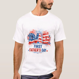 Vaderdag vol patriottisme t-shirt