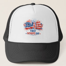 Vaderdag vol patriottisme trucker pet