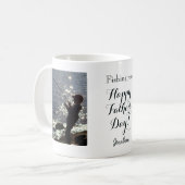 Vaderdag voor aangepaste visfoto koffiemok (Voorkant links)