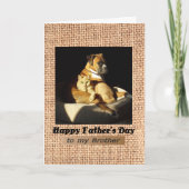 Vaderdag voor Brother, Boxer en Tabby Cat Kaart (Voorkant)