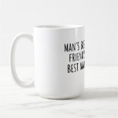 Vaderdag voor de beste vriend van de man koffiemok (Links)