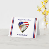 Vaderdag voor de militaire echtgenoot kaart (Gele Bloem)