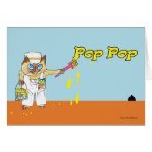 Vaderdag voor de Pop van de Pop Kat het Schilderen (Voorkant Horizontaal)