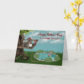 Vaderdag voor de Wenskaarten van de Schoonzoon Kaart (Gele Bloem)