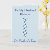 Vaderdag voor echtgenoot kaart (Gele Bloem)