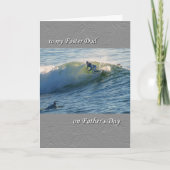 Vaderdag voor Foster Dad - Surfen Kaart (Voorkant)