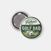 Vaderdag voor golf vader magneet (Voorkant / Achterkant)