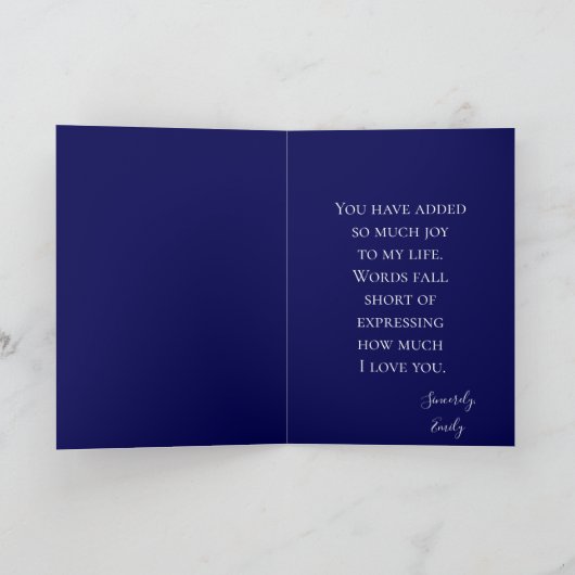 Vaderdag voor Husband Red en Blue Kaart (Binnen)