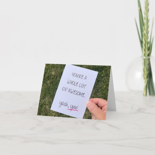 "VADERDAG" VOOR IEMAND ECHT **GEWELDIGE** KAART (Voorkant)