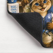 Vaderdag voor kattenvaders en visliefhebbers muismat (Hoek)