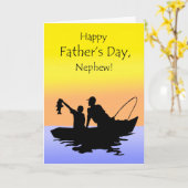 Vaderdag voor neefje, Gevist scène Kaart (Gele Bloem)