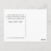 Vaderdag voor Opa Hot Rod Humor Foto Briefkaart (Achterkant)