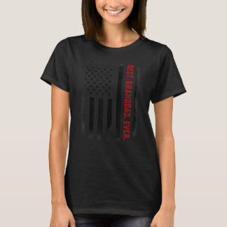 Vaderdag voor papa beste opa ooit Amerikaanse vlag T-shirt