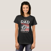 Vaderdag voor papa Een eerbetoon Papa is wandeloos T-shirt (Voorkant volledig)