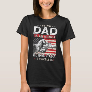 Vaderdag voor papa Een eerbetoon Papa is wandeloos T-shirt