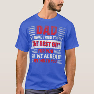 Vaderdag voor papa van Dochterzoon vrouw voor Da T-shirt