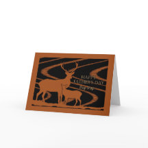 Vaderdag voor Pop Pop, herten in een veld