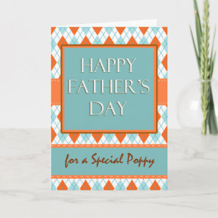Vaderdag voor Poppy, Argyle Design Kaart