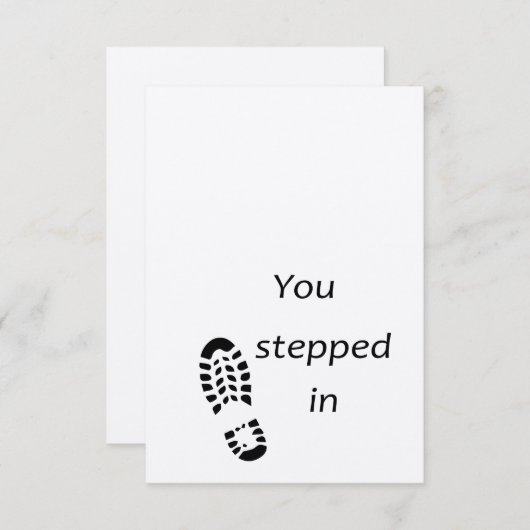 Vaderdag voor Stap Pa Bedankkaart (Voorkant / Achterkant)