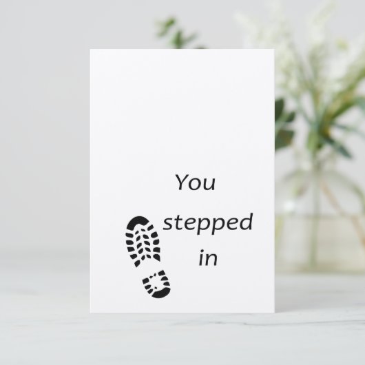 Vaderdag voor Stap Pa Bedankkaart (Staand voorkant)