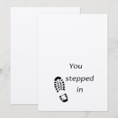 Vaderdag voor Stap Pa Bedankkaart (Voorkant / Achterkant)