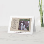 Vaderdag voor Stap Pa Feestdagen Kaart (Achterkant)