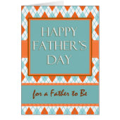 Vaderdag voor vader om te zijn, ontwerp van Argyle (Voorkant)