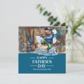 Vaderdag voor Vissen Lover Dad Kaart (Staand voorkant)