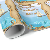 Vaderdag voor zeilwagens cadeaupapier (Rol Hoek)