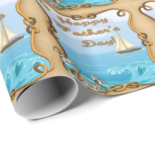 Vaderdag voor zeilwagens cadeaupapier (Rol Hoek)