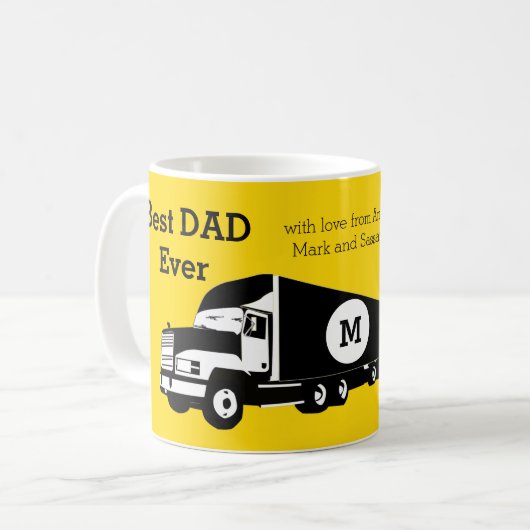 Vaderdag vrachtwagenchauffeurs koffiemok (Voorkant links)