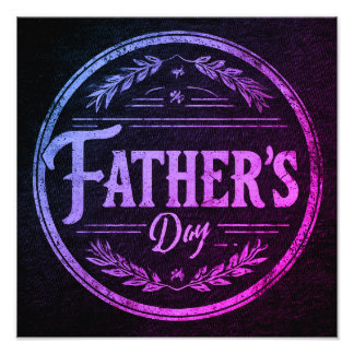 Vaderdag Wall Art Foto Afdruk