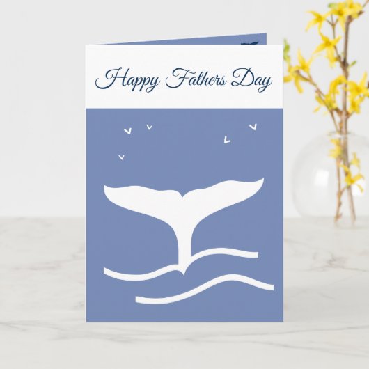 Vaderdag Walvisvinnen of aanpassen Kaart (Gele Bloem)