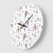 Vaderdag wandklok (Hoek)